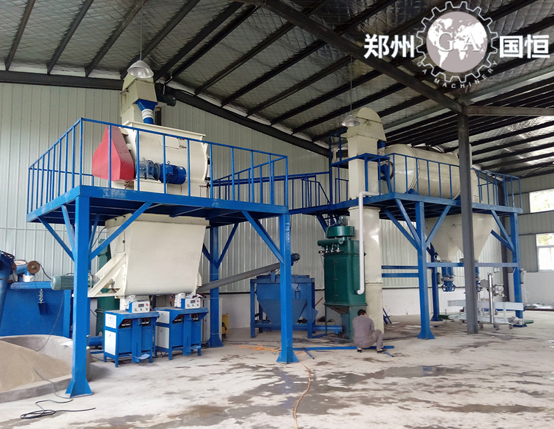 節(jié)能型(半自動)保溫砂漿生產線