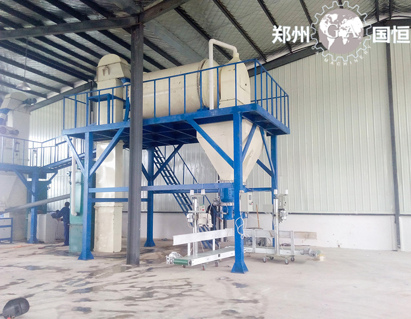 節(jié)能型(半自動)保溫砂漿生產線安裝案例